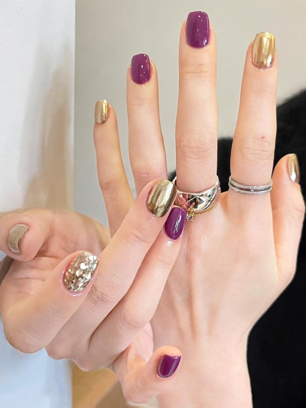 Customizable handmade press-on nails reusable